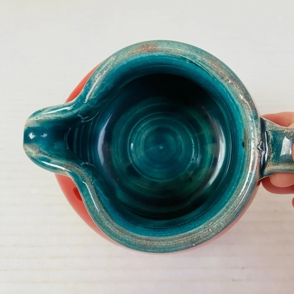 Studio Pottery Creamer Pitcher Signed And Dated